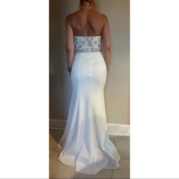 Jovani Strapless Bridal Gown